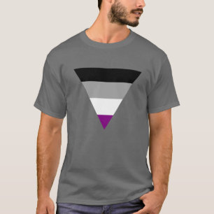 Camisa T de Orgulho de Triângulo Asexual