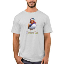 Camisa T de Pato de mandarim