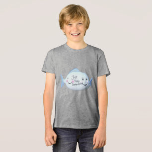 Camisa-T de Peixe Motivacional