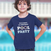 Camiseta Regata Pool Party Personalizada Infantil