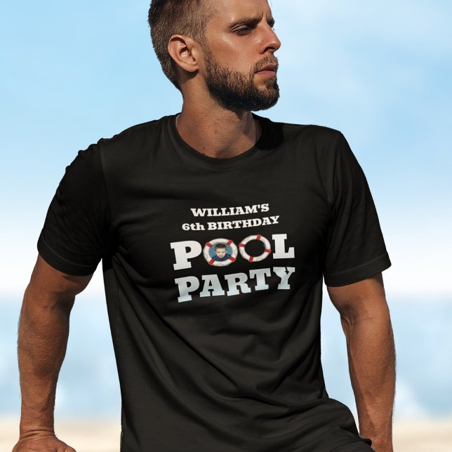Camisa T de Piscina para crianças (Criador carregado)