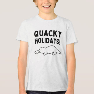 Camisa-T de Platypus Holidays Quacky