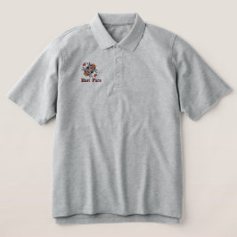 Camisa-T de Polo Básico bordada