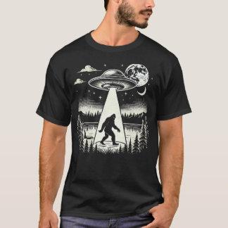 Camisa T De Rapto De OvNI De Pé Grande - Criptide