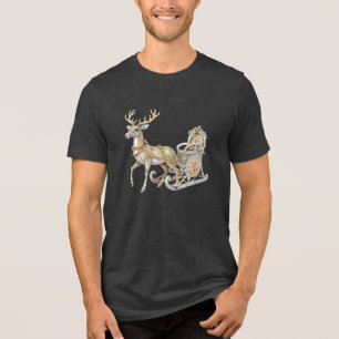 Camisa-T de Reindeer Sleigh Men