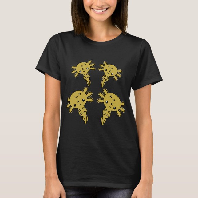 Camisa T de Salamandra Axototl exótica (Frente)