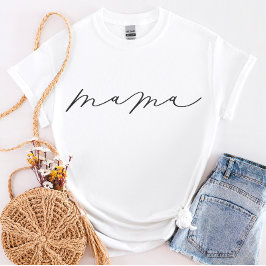 Camisa T de Script Mama Cute