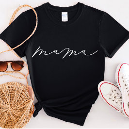 Camisa T de Script Mama Cute