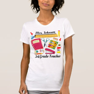 Camisa T de Suprimentos Escolares de Professores d
