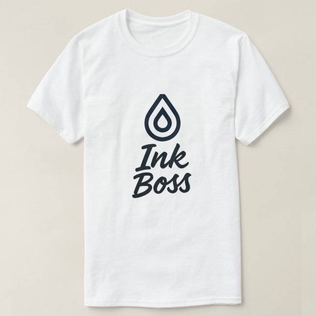 Camisa T de Tinta (Frente do Design)
