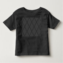 Camisa T de Toddler (Cinza e preto)
