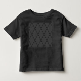 Camisa T de Toddler (Cinza e preto)