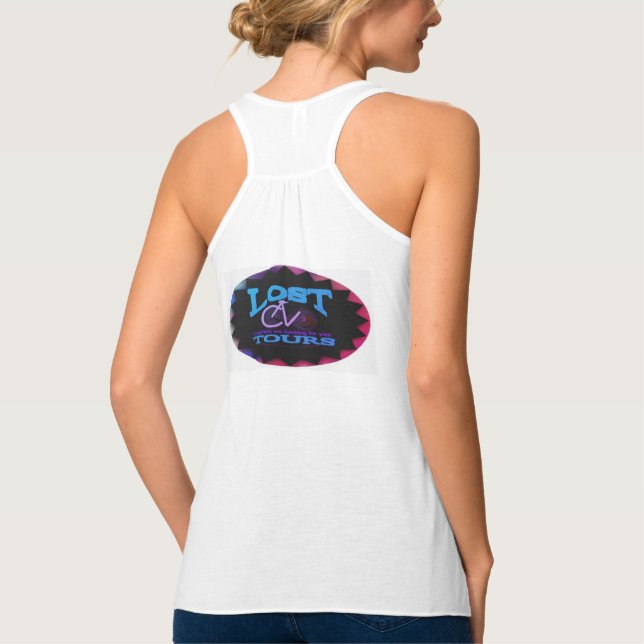 Camisa T de Tours LoST das CycleNuts (Verso)