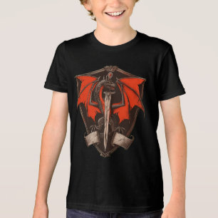 Camisa-T de três misturas de Dragões