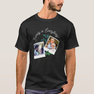 Camisa T - Design de Fotos da Família Polaroide | 