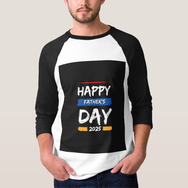 Camisa T - Design Dia de os pais (Frente)