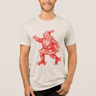 Camisa-T Deslizante Santa Claus