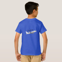 Camisa T do avião para crianças