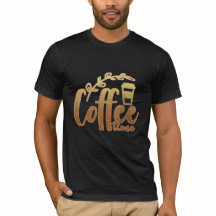 Camisa T do Café - Na moda