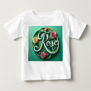 Camisa T do Círculo de Elegância Floral