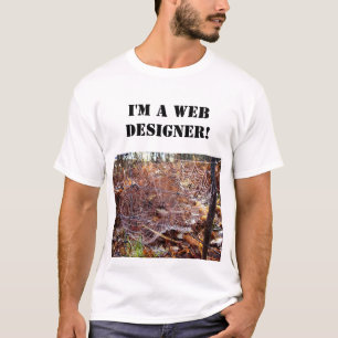 Camisa T do Design Web