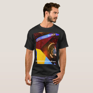 Camisa T do Globo Multicolorido