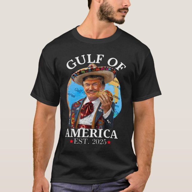 Camisa T Do Golfo Da América Dos Eua (Frente)