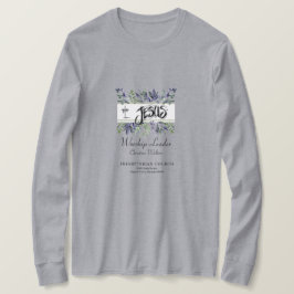 Camisa T do Grupo Cristão Personalizável