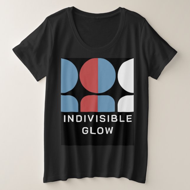 Camisa T do grupo GLOW indivisível (Frente do Design)
