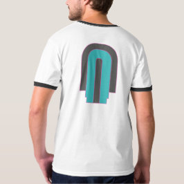 Camisa T do Logotipo de Marca de Arberor - Teto Gr