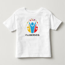 Camisa T do logotipo FedSERVES Toddler