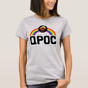 Camisa T do Orgulho de Progresso QPOC