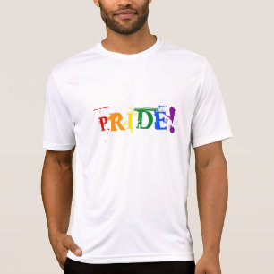 Camisa T do orgulho do arco-íris LGBT