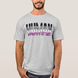 Camisa T do Orgulho Humano Asexual