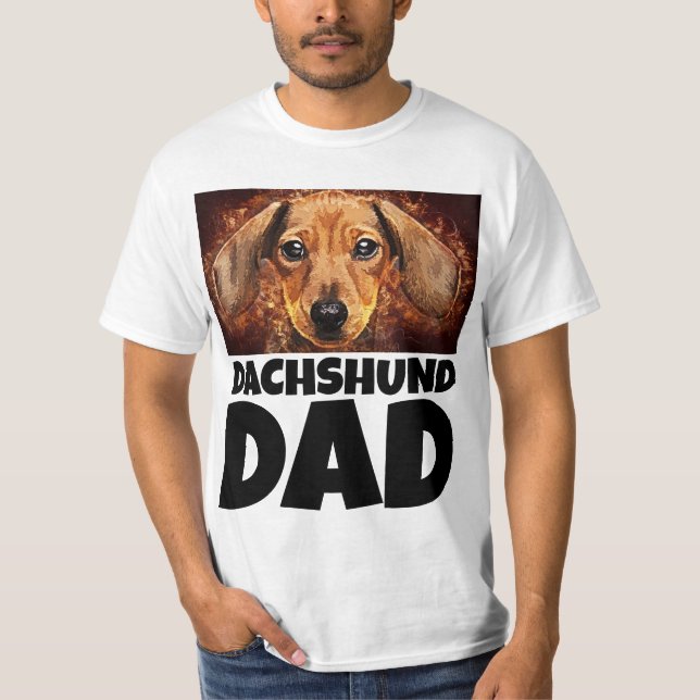 CAMISA T DO PAI DACHSHUND (Frente)