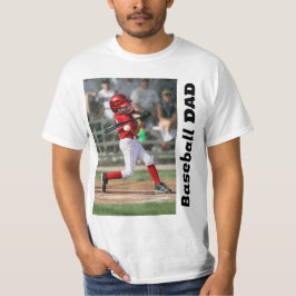 Camisa T do Pai de Baseball Personalizada