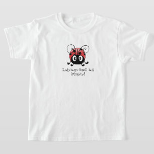 Camisa T do partido Ladybug Garden - Design Whimsi
