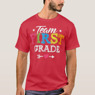 Camisa T Do Primeiro Grau Da Equipe 1 rua De Volta