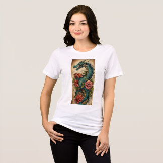 "Camisa-T do Realm de Aquarela do Dragão"