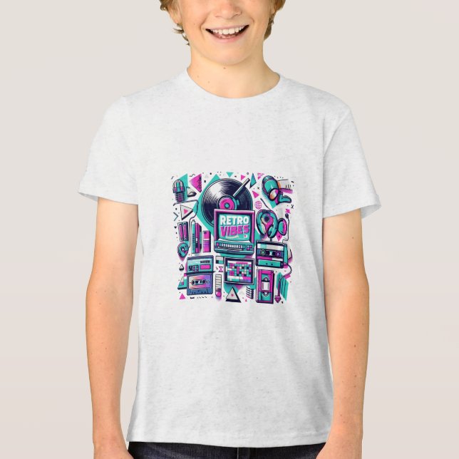 Camisa-T do Retro Vibes 90s (Frente)