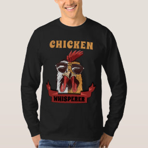 Camisa T do Sussurro de Frango Engraçada Fazenda