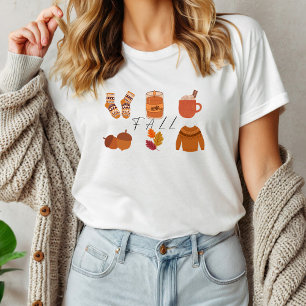 Camisa T do Tema de Queda Estética