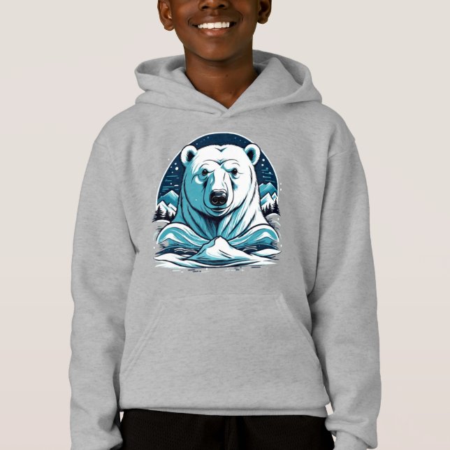 Camisa-T do urso polar (Frente)