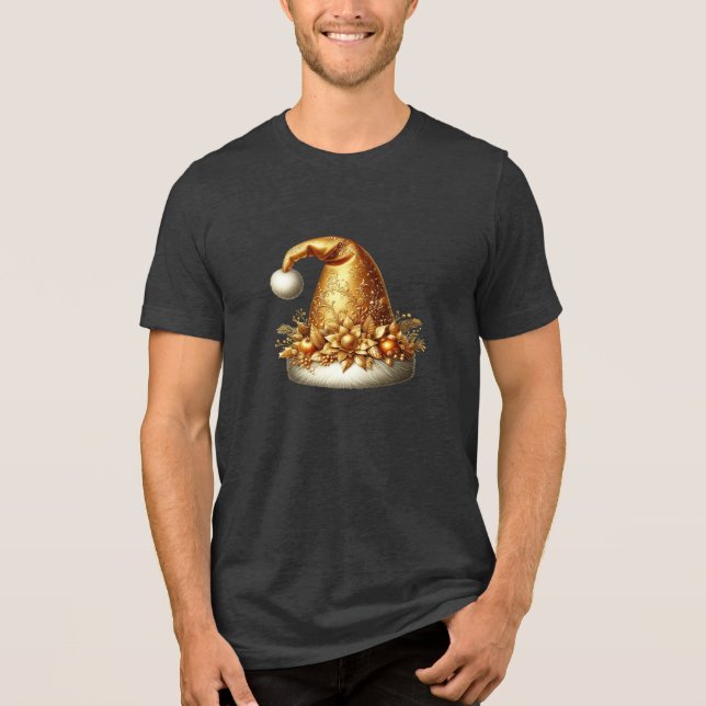 Camisa-T dos Homens do Dourado Chapéu (Frente)