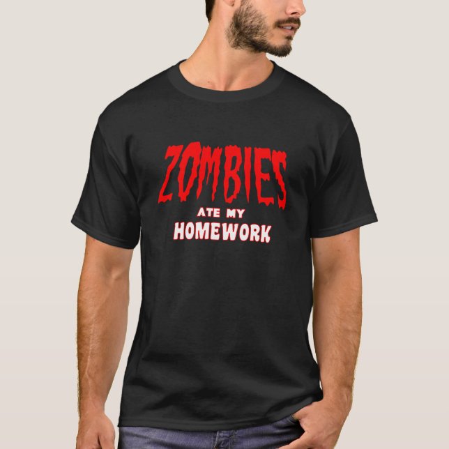 Camisa T engraçado de Apocolypse T do zombi (Frente)