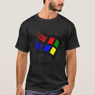 Camisa T Essencial do Logotipo do Windows 95