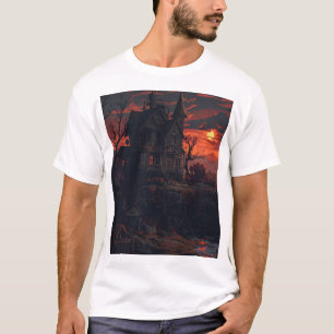 Camisa T Estilizada Horror Pixel Art AR-57