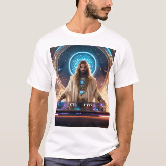 Camisa T Estilo DJ de Jesus Cristo