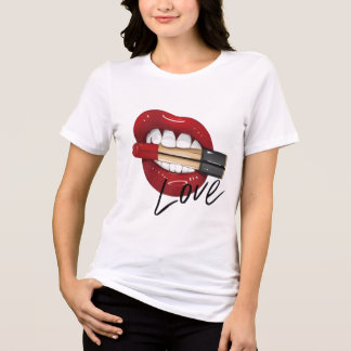 Camisa-T feminina casual do Vibes - Perfeita para 