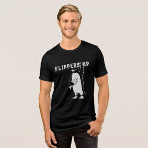 Camisa-T "Flippers Up" - Teto Gráfico de Rebelião 